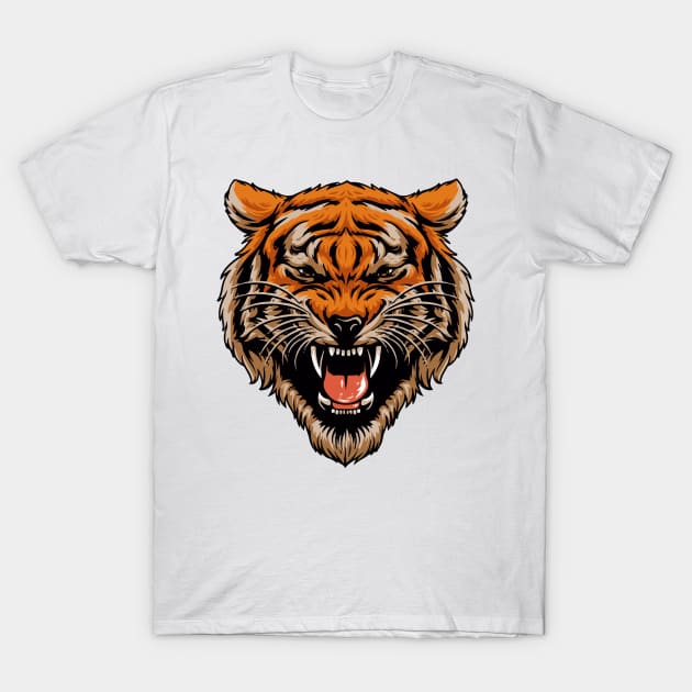 tiger head T-Shirt by awesome98